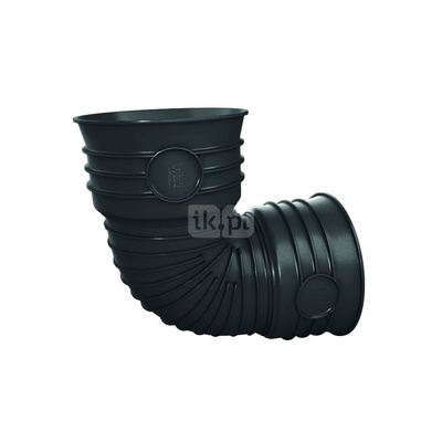 Kolano 45' MAGNAPLAST MAGNACOR MCB, PP (czarny), DN 500 x DN 500 (wz x ww), do kanalizacji