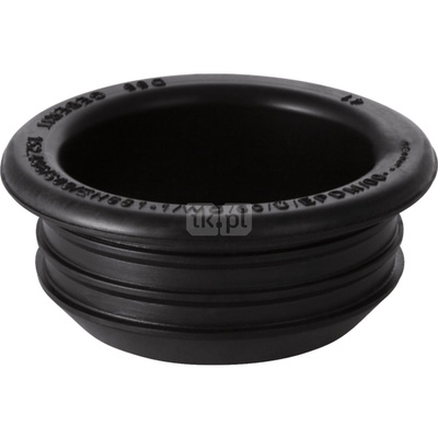 Uszczelka redukcyjna odpływowa GEBERIT guma 58 mm / 32 mm, kolor czarny