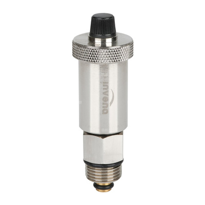 Odpowietrznik automatyczny chromowany do C.O. z mosiężnym zaworem stopowym INVENA