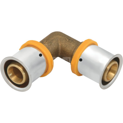 Kolano 90' mosiężne ultraPRESS - 25