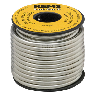 REMS Lot Cu 3, Lut miękki fi 3 mm na szpuli 250 g