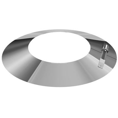 Kołnierz przeciwdeszczowy fi 160 mm JEREMIAS FU72 stal nierdzewna