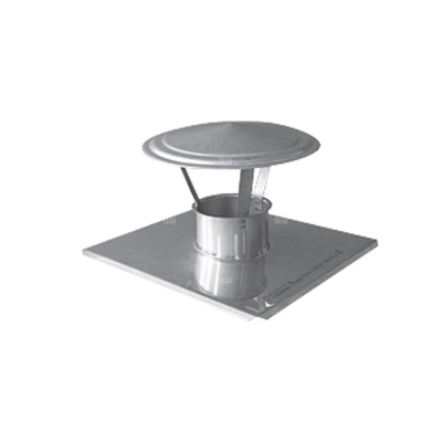 Końcówka pionowa wylotu spalin FI80 - Pakiet 6 szt.