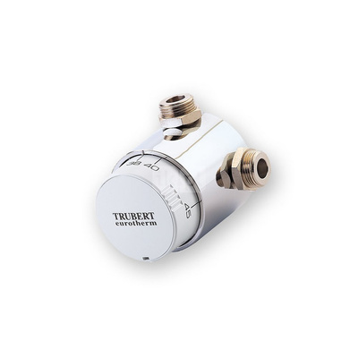 Zawór mieszajacy z dwoma zintegrowanymi zaworami zwrotnymi MISCEL.TERM.1/2"M BIANCO 10-50 st.C