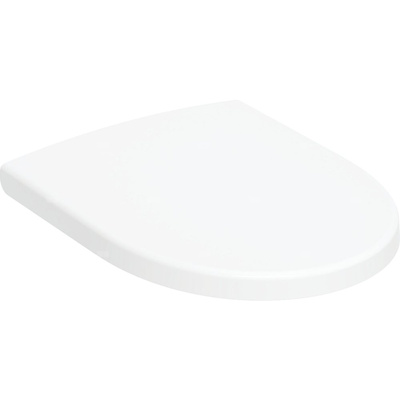 Deska sedesowa Geberit Light Oval: Wolne opadanie=Tak, Zawiasy wypinane=Tak, Mocowanie=Od góry, Biały-alpin / Błyszczący