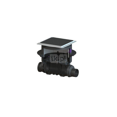 Korpus/ czyszczak Controlfix DN125 z czarną pokrywą