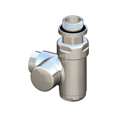 Zawór HERZ De Luxe (wersja lewa) chrom do armatury sanitarnej 1/2 x 1/2 GW-GW