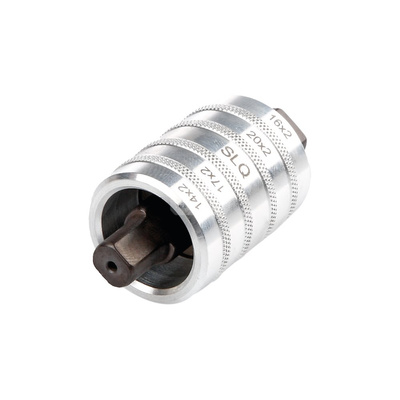SLQ Kalibrator do rur SLQ, uniwersalny kalibrator z nożykiem fazującym do montażu złączy alternatywnych 16, 17, 20 mm