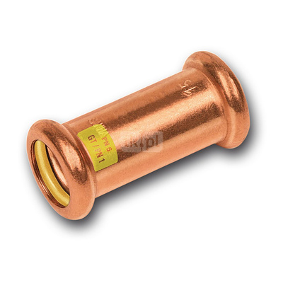Mufa SANHA Press Gas przesuwna, miedź, 15 mm (zw x zw)