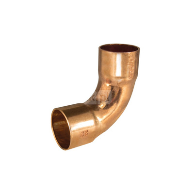 Łuk 90' UNIPAK, miedź, 22 mm (lut wewnętrzny x lut wewnętrzny)