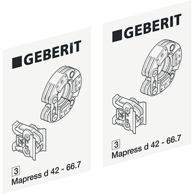 Naklejka identyfikacyjna - opaska zaciskowa Mapress d42-66.7 (3) zest.-2