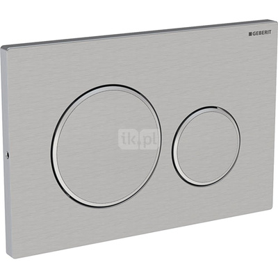 Przycisk uruchamiający Geberit Sigma20, przedni, stal nierdz.-polerowana-szczot.