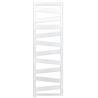 Grzejnik Zehnder Kazeane RK-100-060 - 600 mm, kolor Code 0557 Black Matt, złącze S012, konsole ścienne towel radiator, ilość zestawów naściennych 4