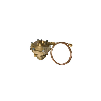 Regulator ciśnienia różnicowego HERZ 4002 FIX TS, mosiądz DN 20, zakres przepł. 23 kPa