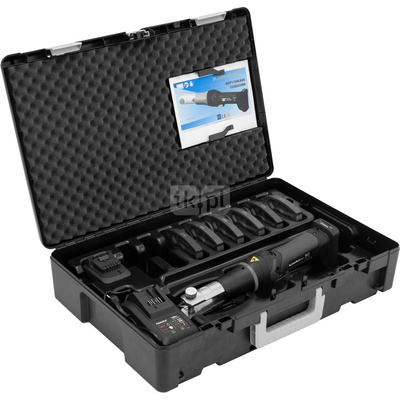 Komplet narzędzi – zaciskarka KAN-therm Mini + szczęki typu "M" - 15-28