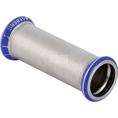 Mufa GEBERIT Mapress Edelstahl przesuwna, stal nierdzewna, 15 mm (mufa zaprasowywana x mufa zaprasowywana), (głębokość: 15 mm) z uszczelką