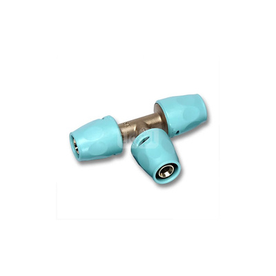 Trójnik SANHA 3fit Push miedź 16 mm (ww x ww x ww)