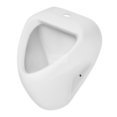 Pisuar peonia biały wiszący, podłączenie wody góra