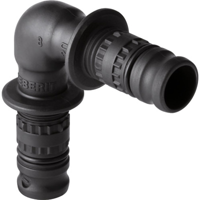 Kolano 90' GEBERIT Mepla, PVDF / PVDF, 40 mm, DN 32 x 40 mm x DN 32 (końcówka wciskowa x końcówka wciskowa), (głębokość: 32 mm) z uszczelką