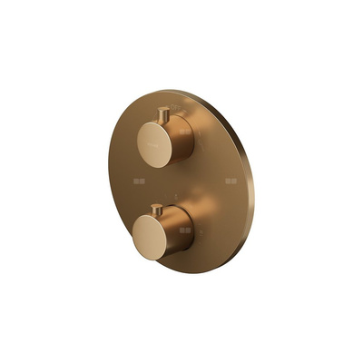 BATERIA WAN-NATR TERMOST. PODTYNKOWA ZEN Z BOKSEM MIEDŹ SZCZOTKOWANA