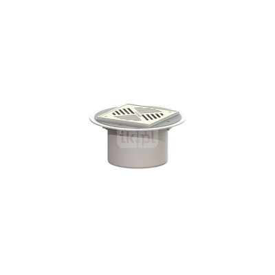 Kratka KESSEL Variofix kwadratowa ze stalowai nierdzewnej 200x200mm do wpustu