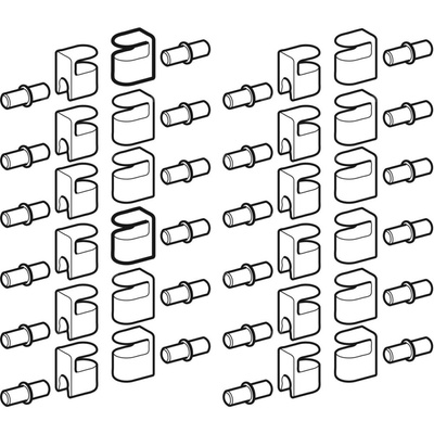 Zestaw podpórek Geberit do szklanej półki do dolnej szafki (12 szt.)