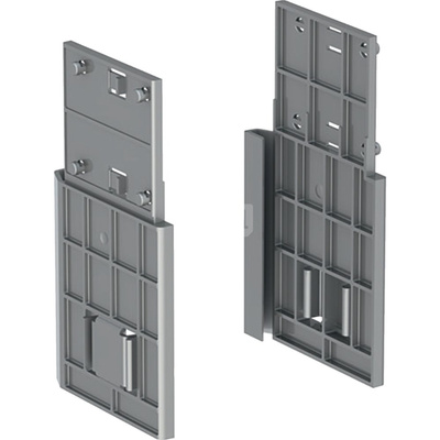 Zestaw przedłużki okładziny bocznej do modułu sanitarnego Geberit Monolith do WC i bidetów (2 szt.): Średnioszary Perlglimmer