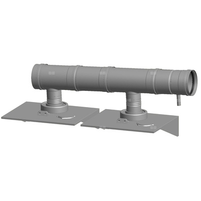 Kolektor spalinowy DN 300 dla kaskady 3 kotłów Victrix Pro V2 180