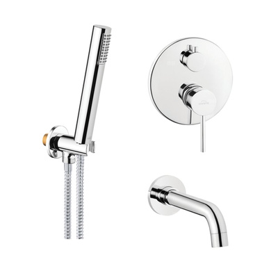 Zestaw wannowy podtynkowy DAFNI chrom