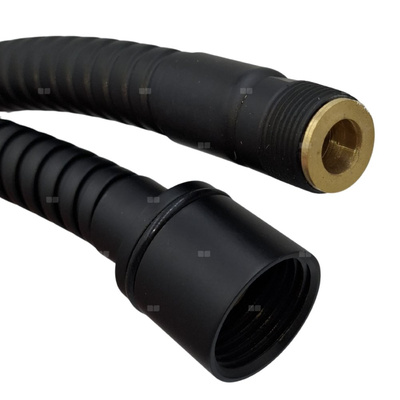 Wąż natryskowy do baterii 3-otworowej Glamour/ Magic, czarny