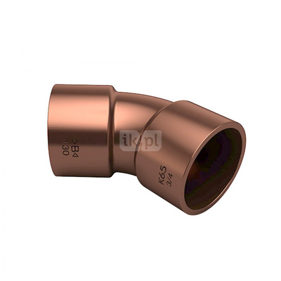 Łuk 45' IBP K5041, miedź, 3/4'' (ML)