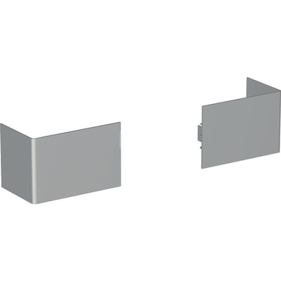 Pokrywa dolna, do modułu sanitarnego Geberit Monolith do stojącej miski WC: Średnioszary Perlglimmer