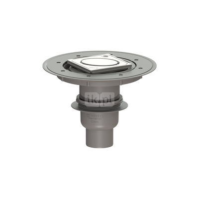 Wpust Classic DN70, odpł. pion., z nasadka Variofix i kratką owal 120x120