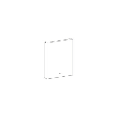 Szafka natynkowa do węzła Regudis, biała, szer. 645 x wys. 800 x gł. 120 mm