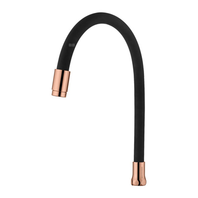 Jednofunkcyjna elastyczna wylewka do baterii, gold/rose