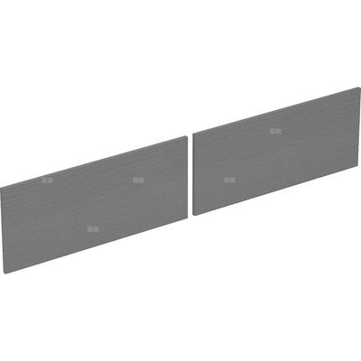 Zestaw frontów szuflad do dolnej szafki pod umywalkę GEBERIT, kol. szary szer.1600 mm