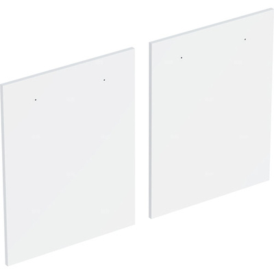 Front (bez zawiasów) (2 szt.) do szafki do umywalki GEBERIT NOVA PRO PREMIUM, kol. biały połysk szer.1000 mm