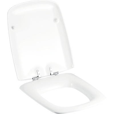 Deska sedesowa Geberit Cavelle: Wolne opadanie=Nie, Mocowanie=Z przodu, Biały / Błyszczący