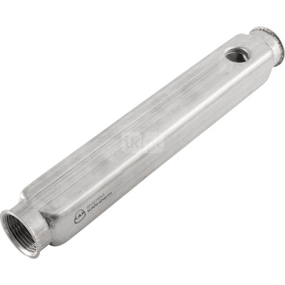 Belka ze stali nierdzewnej z otworem na odpowietrznik rozstaw 50 mm - 9 obwodów