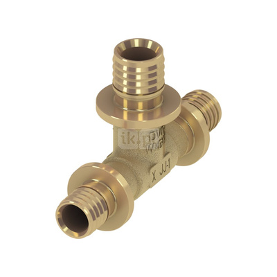 Trójnik TECE flex redukcja 90' mosiądz 32 mm x 25 mm x 25 mm (końcówka wtykowa x końcówka wtykowa x końcówka wtykowa)