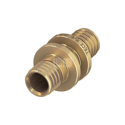 Nypel TECE flex, mosiądz, 20 mm (zz x zz)