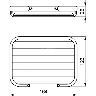 CONNECT KOSZYK METALOWY NA MYDŁO