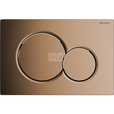 Przycisk uruchamiający Geberit Sigma01, przedni, edelmessing, okrągły