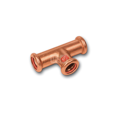 Trójnik SANHA Press Solar Cu 22 mm x 18 mm x 22 mm (zw x zw x zw)