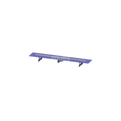 Odpływ liniowy prysznicowy Linearis Compact, L=1150, odpływ boczny DN50 z matą fabrycznie zamont. + Sitko + Multistop