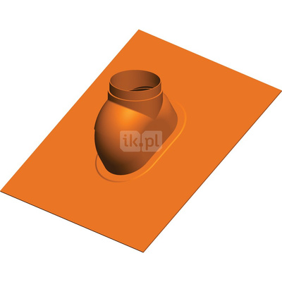 Przejście przez dach 0st.-48st. fi100mm kolor ceglasty RAL8004