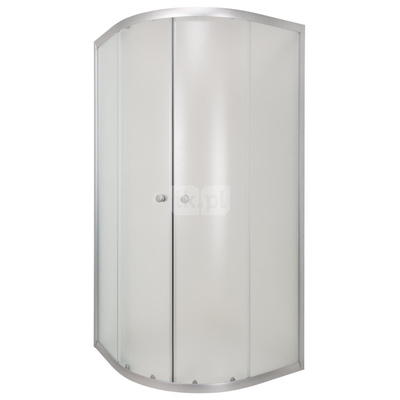 Półokrągła kabina prysznicowa Vitoria szkło mrożone