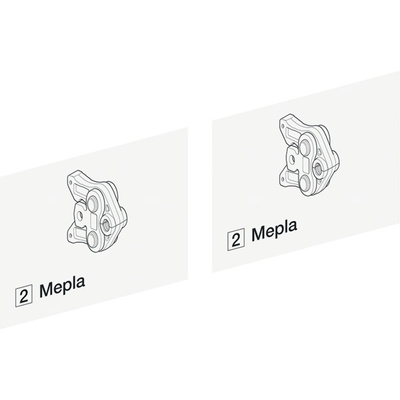 Zestaw naklejek do szczęk zaciskowych Geberit Mepla [2] (2 szt.)