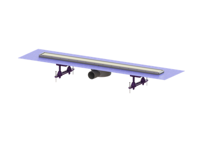 LINEARIS COMP.ODPŁYW LINIOWY 850 +MULTISTOP+SITKO