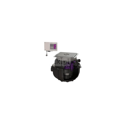 Przepompownia Aqualift S Compact Duo GTF1200 resistant do zabudowy z pokrywą czarną